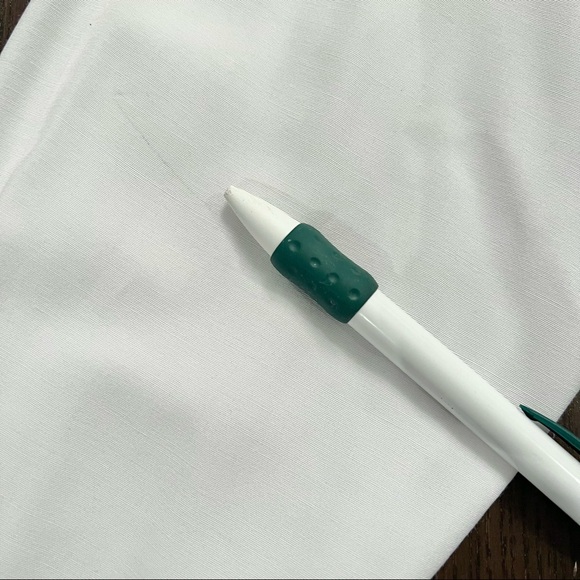 Vintage white button up embroidered long sleeve blouse shoulder pads S - Picture 16 of 16